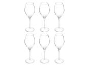 6 Verres à Vin Silvia 34 cl Transparent Arrondi H.23,3 cm 