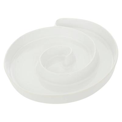 Plat de Service en Spirale 25 x 22 cm – Design Élégant et Pratique