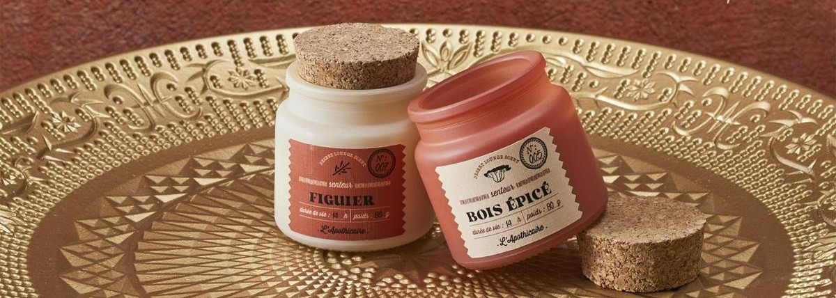 bougie parfum&eacute;e d&eacute;co boh&egrave;me