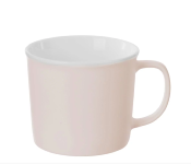 Tasse Rose Poudrée Porcelaine 38 cl  L. 12,3 x P. 9,7 x H. 8,2 cm