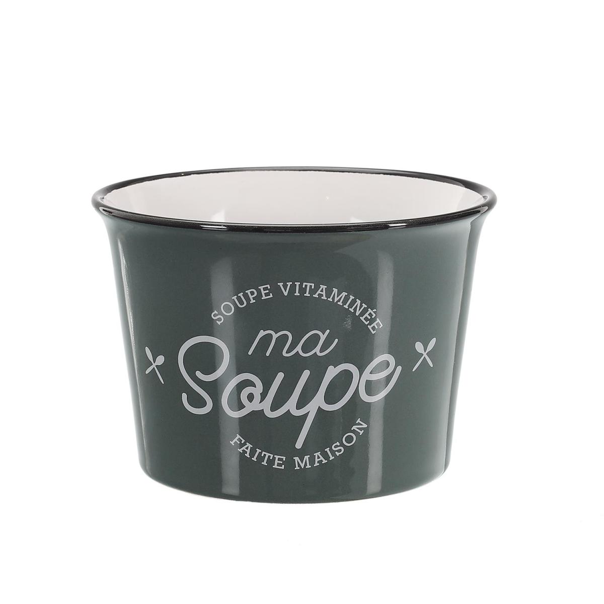 Bol MA SOUPE Céramique 50 cl Jaune, Rouge, Vert