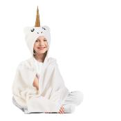 Plaid Licorne Enfant Blanc cassé 90 x 110 cm Ultra Doux