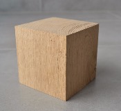 Cube en Chêne Massif 9 x 9 cm 