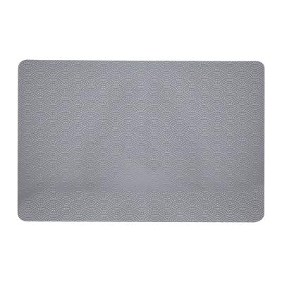 Set de Table Gris Anthracite Motifs Japonais Paons 40 x 30 cm 