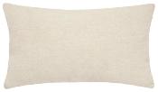 Coussin Rectangulaire Paille Feuilles de Palmiers Blanches 30 x 50 cm 