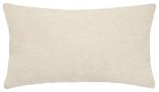 Coussin Rectangulaire Paille Feuilles de Palmiers Blanches 30 x 50 cm 