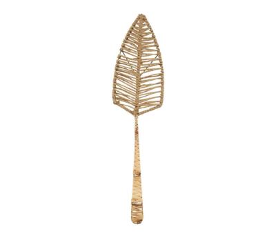 Feuille Corde Naturelle Jacinthe Tressé Décoration 80 x 20 cm 