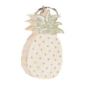 Porte-Clé Bois Couleur Pastel Ananas Cactus Chat Hibou Nuage Cœur 