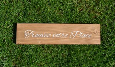 Pancarte "Trouvez votre Place" Plan de Table Mariage