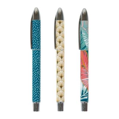 Stylo Bille Jungle Multi couleurs Feuilles Tropicales