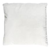 Coussin Flanelle Blanc Motifs Chevrons 40 x 40 cm 
