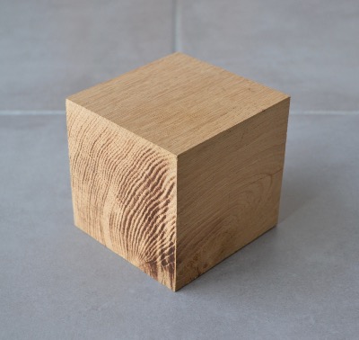 Cube en Chêne Massif 9 x 9 cm 