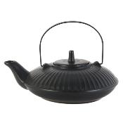 Théière Noire Japonaise Traditionnelle Céramique 0,60L avec filtre inox inclus