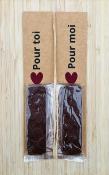 Tablette Chocolat St-Valentin Duo Pour toi Pour moi 