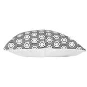 Coussin Grafic Noir et Blanc Motifs Géométriques Déco Tendance