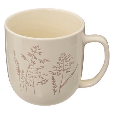 Mug Beige aux Fleurs Champêtres ELSA 30 cl