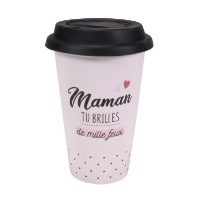 Mug de Transport MAMAN, tu brilles de mille feux - 40 cl 