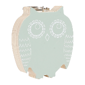 Porte-Clé Bois Couleur Pastel Ananas Cactus Chat Hibou Nuage Cœur 
