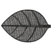  Set de Table Feuille Noire – 50 x 33 cm – Polyester