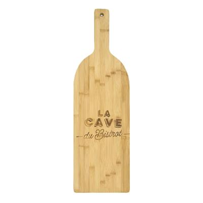 Planche de Présentation en Bambou "La Cave du Bistrot" – 70 x 21,5 x 1,5 cm
