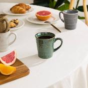 Tasse à Café « Coffee » Vert 20 cl – L. 10,5 x P. 7,8 x H. 8,2 cm