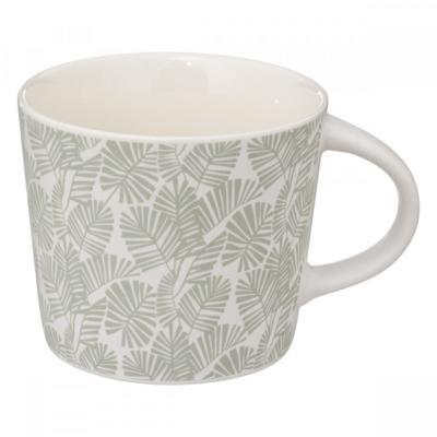 Mug Vert Clair Feuilles Tropicales 32 cl