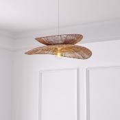 Suspension Double Canopée en Jute Tressée Ø 70 cm ALARA