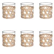 6 Gobelets à Eau OR - Design So Chic - 54 cl