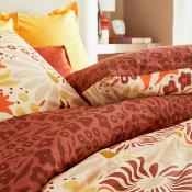 Parure de Lit Fleurie Multicolore 220 x 240 cm – Ambiance Bohème & Confort Absolu