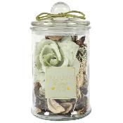 Pots-Pourris Parfumés en Bonbonnière – Messages Tendres - Hauteur 14,6 cm