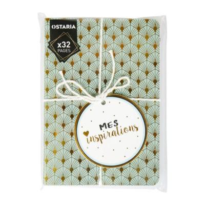 3 Carnets de Notes Modern Chic A6 - Dorés & Tons Pastels