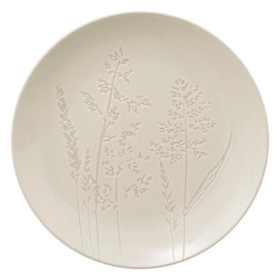 Assiette Plate Beige Fleurs Champêtres ELSA Ø 27 cm 