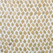 Panier Roseau Blanchi Franges Beige Ø 26 x H.23 cm