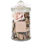 Pots-Pourris Parfumés en Bonbonnière – Messages Tendres - Hauteur 14,6 cm