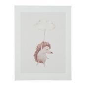 Toiles Animaux Chambre Bébé : Lapin, Renard, Hérisson 30 x 40 cm 