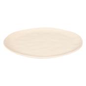 Assiette Plate Beige Bosselée Céramique Ø 26 cm