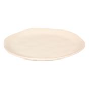 Assiette à Dessert Beige Bosselée Céramique Ø 21 cm 