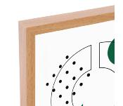 Cadre Photo Effet Bois Clair 10 x 15 cm avec clip – à poser ou à accrocher