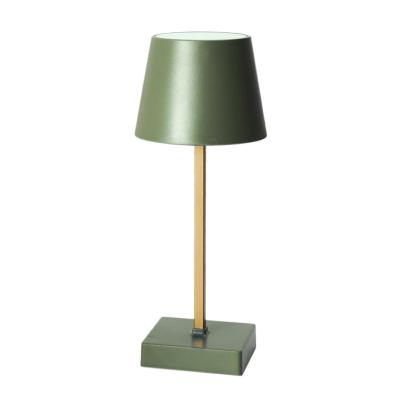 Lampe Led Tactile Vert Doré H. 26 cm 3 Intensités
