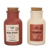 Bougie Parfumée Apothicaire Beige Figue & Terracotta Bois Épicé H.10,2 cm Desert Lounge Scent