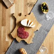 Plateau de Fromage Forme France Bambou 30 cm 