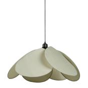Suspension Pétales Fleur Vert Amande Tissu & Métal D.69 x H.23 cm