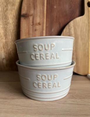 Bol Soup Cereal Beige Écru Naturel – 50 cl 