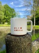Mug Hello Sunshine Blanc & Terracotta 35 cl
