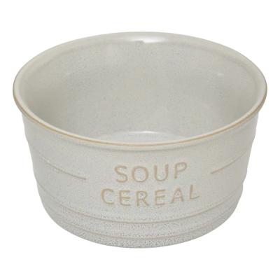 Bol Soup Cereal Beige Écru Naturel – 50 cl 
