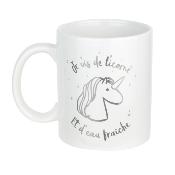 Mug Licorne Or Argent 35 cl