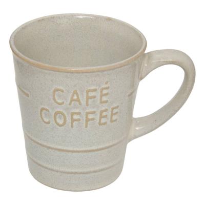 Tasse à Café « Coffee » Beige 20 cl – L. 10,5 x P. 7,8 x H. 8,2 cm
