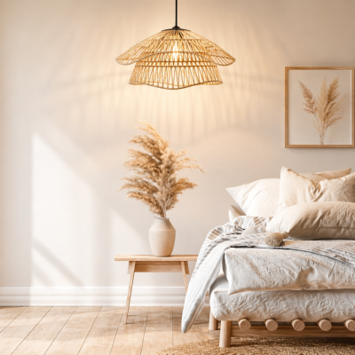 Suspension en corde naturelle : comment cr�er une ambiance boh�me chaleureuse?