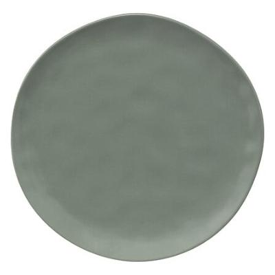 Assiette Plate Verte Olive Bosselée Céramique Ø 26 cm 