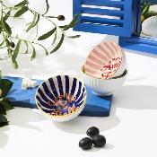  Bol Céramique Dolce Vita Bleu / Jaune / Rose – 35 cl – Ø 11,8 cm 